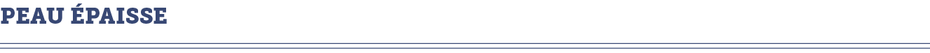 peau  paisse