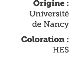 Origine : Universit  de Nancy Coloration : HES