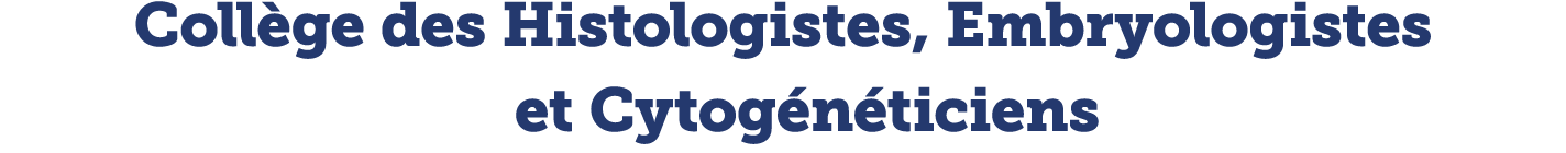 Coll ge des Histologistes, Embryologistes et Cytog n ticiens 